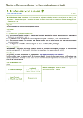 Atelier 1